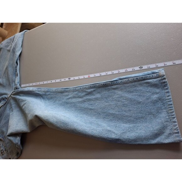 Vintage Lee Regular Fit Straight Leg Jeans Mens 42X28 Blue Light Wash Denim - Picture 6 of 8